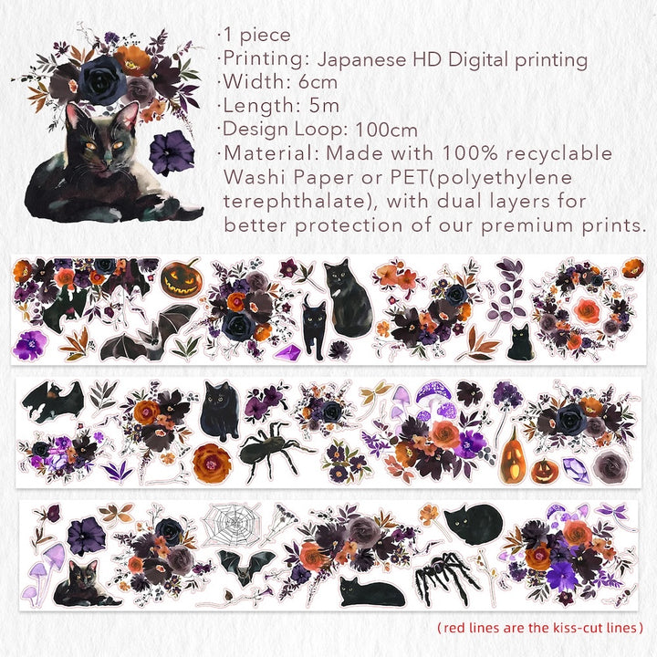 the-washi-tape-shop-pre-cut-mystic-meow-washi-pet-tape