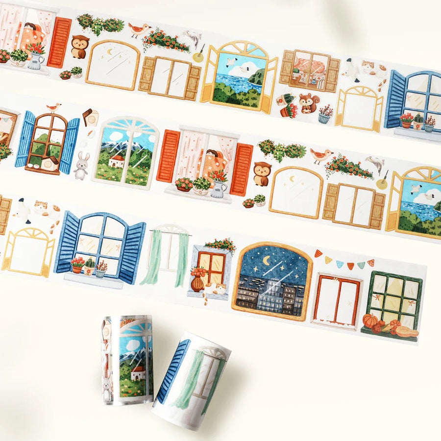 the washi tape shop pre cut pane simple wide washi pet tape