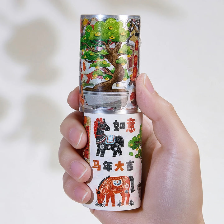 The Washi Tape Shop - Pre-cut Year of the Horse Wide Washi/PET Tape
