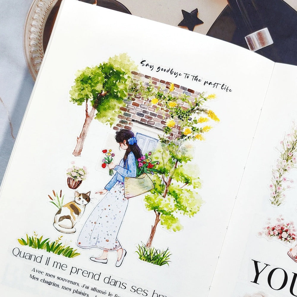 The Washi Tape Shop - Pre-cut French Courtyard Wide Washi/PET Tape