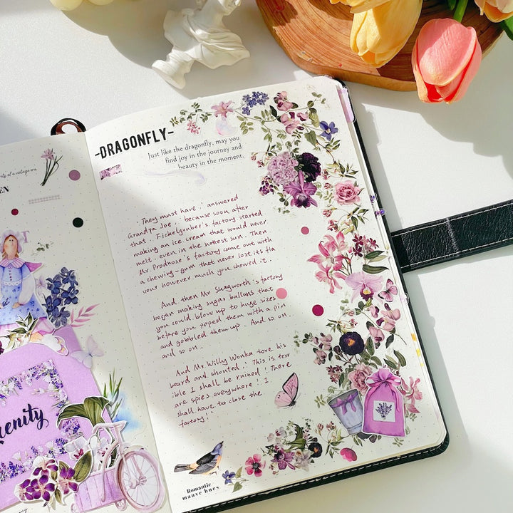 The Washi Tape Shop - Pre-cut Purple Muse Wide Washi/PET Tape