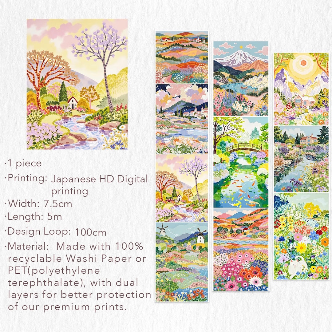 The Washi Tape Shop - Spring Canvas Wide Washi/PET Tape