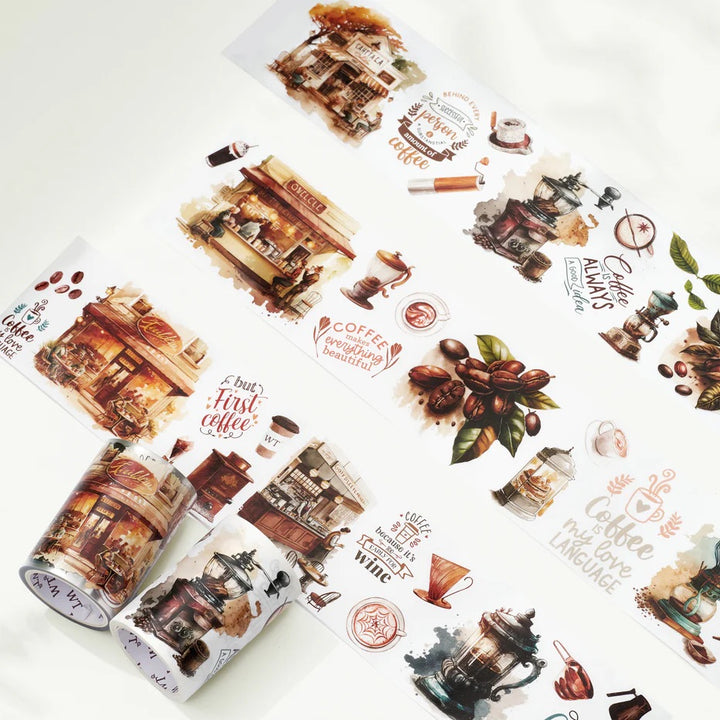 the washi tape shop caffeine canvas wide washi pet tape