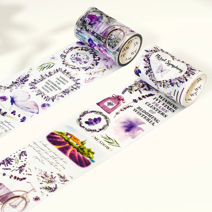 The Washi Tape Shop - Pre-cut Purple Muse Wide Washi/PET Tape