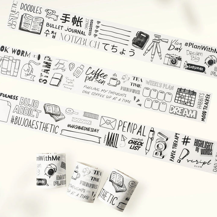 The Washi Tape Shop - Daily Bujo Washi Tape Sticker Set