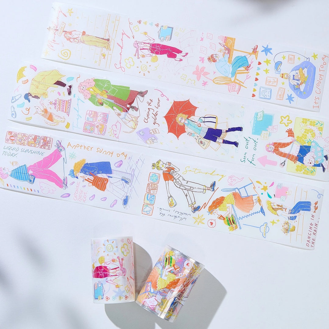 The Washi Tape Shop - Pre-cut Cloud 9 Washi/PET Tape