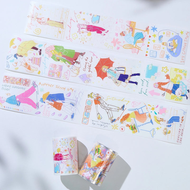The Washi Tape Shop - Pre-cut Cloud 9 Washi/PET Tape