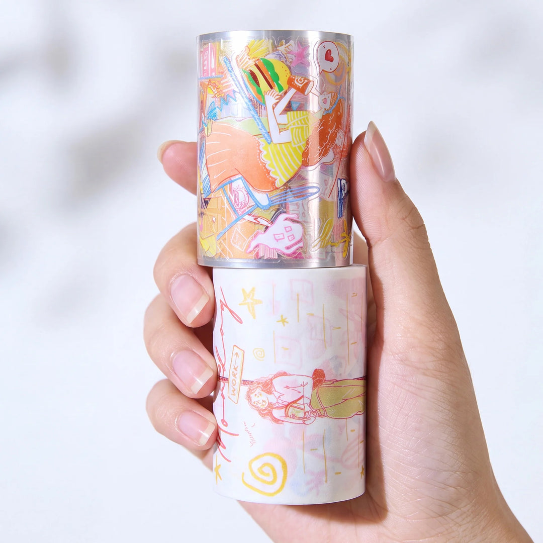 The Washi Tape Shop - Pre-cut Cloud 9 Washi/PET Tape
