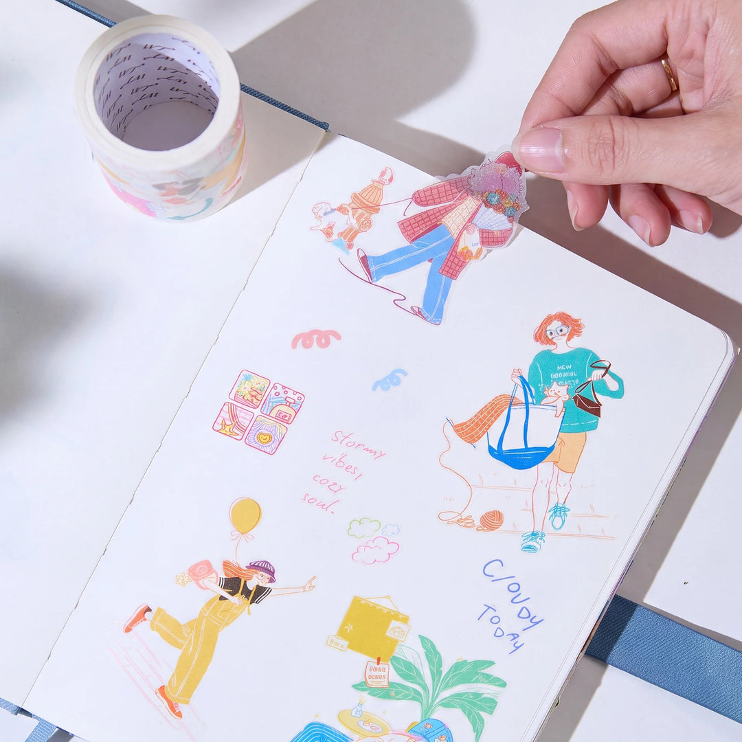 The Washi Tape Shop - Pre-cut Dopamine Days Washi/PET Tape
