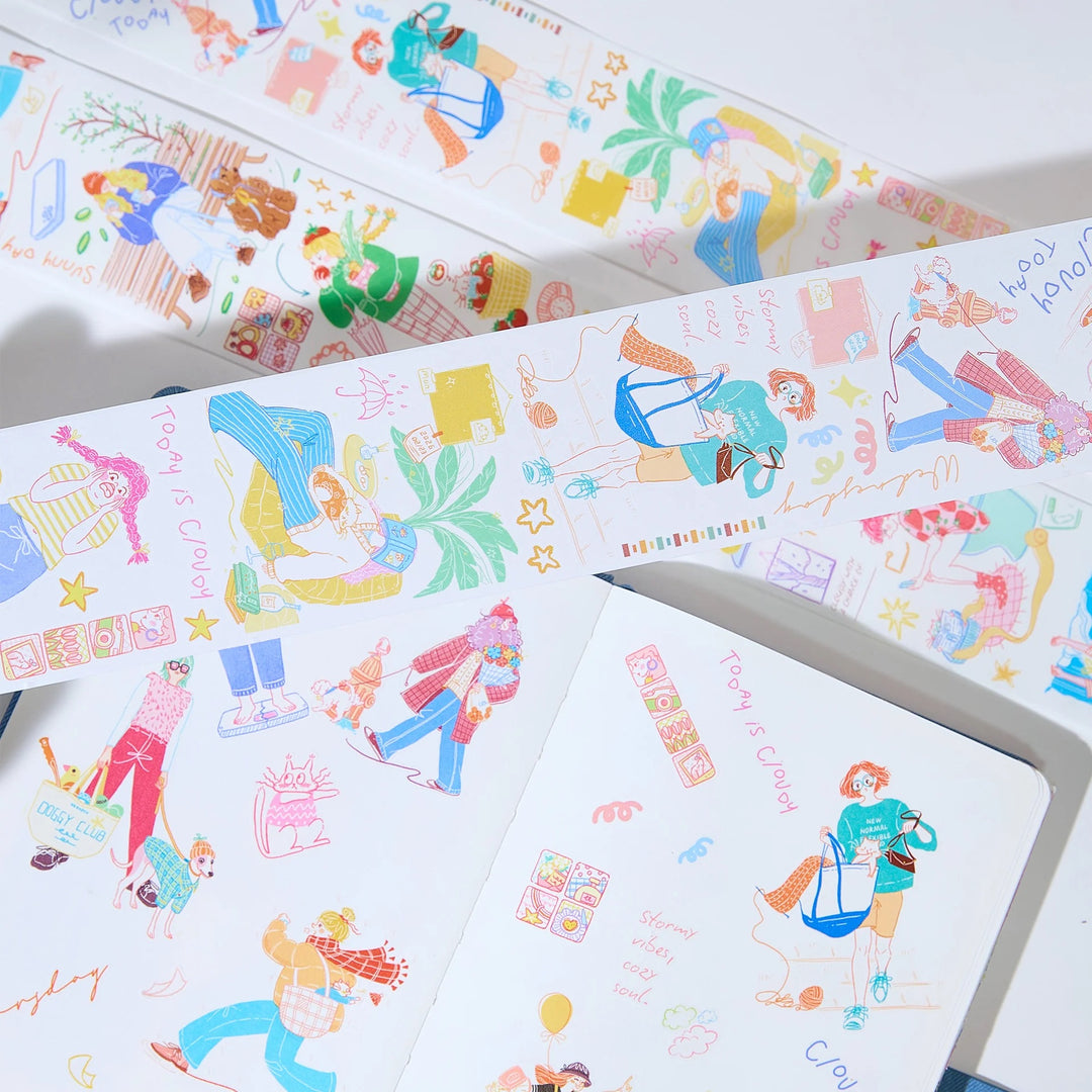 The Washi Tape Shop - Pre-cut Dopamine Days Washi/PET Tape