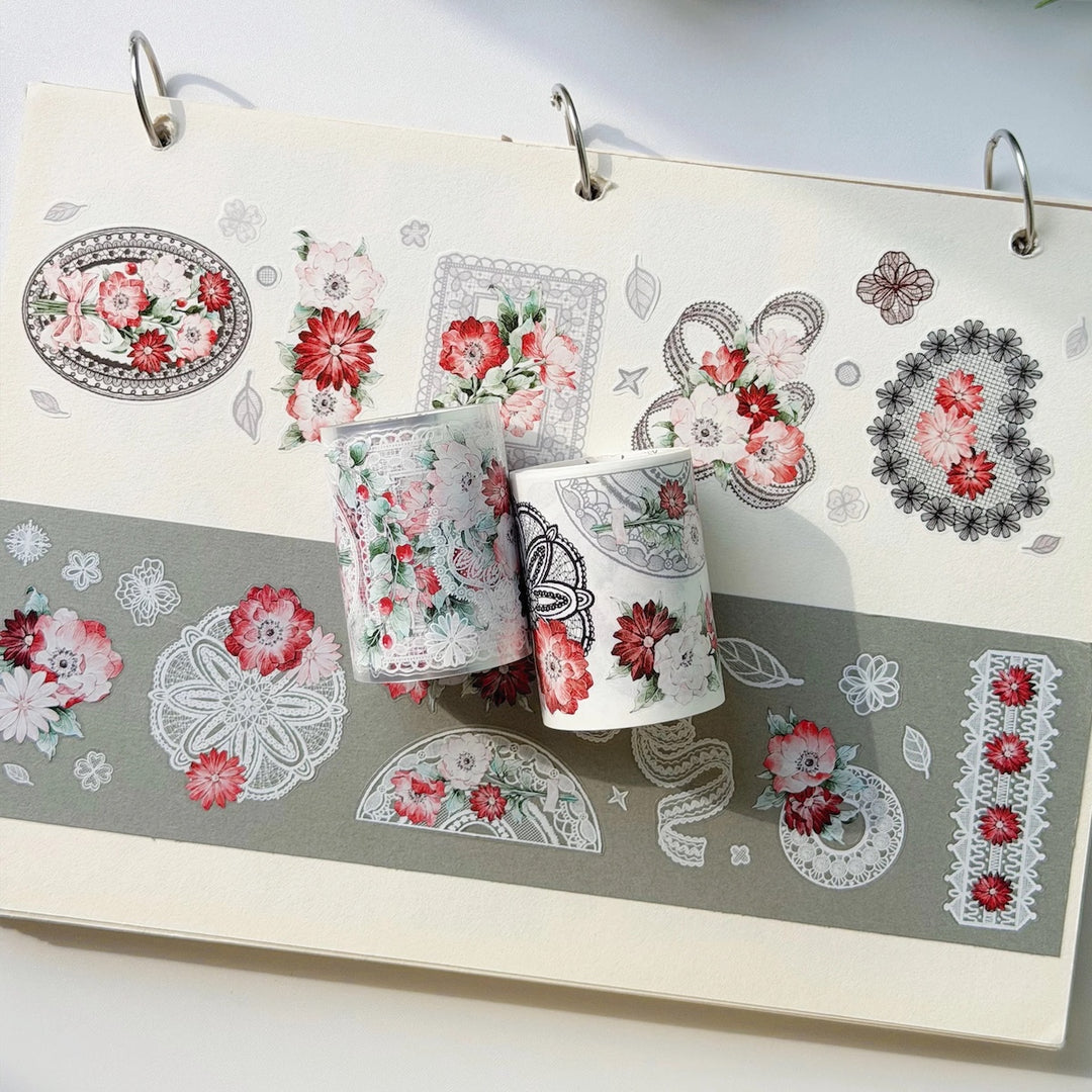 The Washi Tape Shop - Pre-cut Heirloom Lace Washi/PET Tape