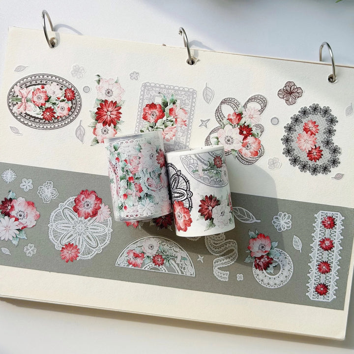 The Washi Tape Shop - Pre-cut Heirloom Lace Washi/PET Tape