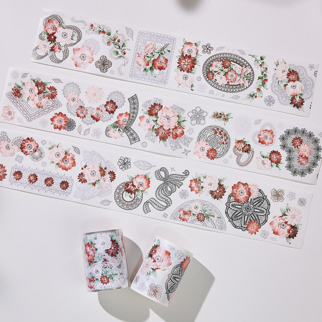 The Washi Tape Shop - Pre-cut Heirloom Lace Washi/PET Tape