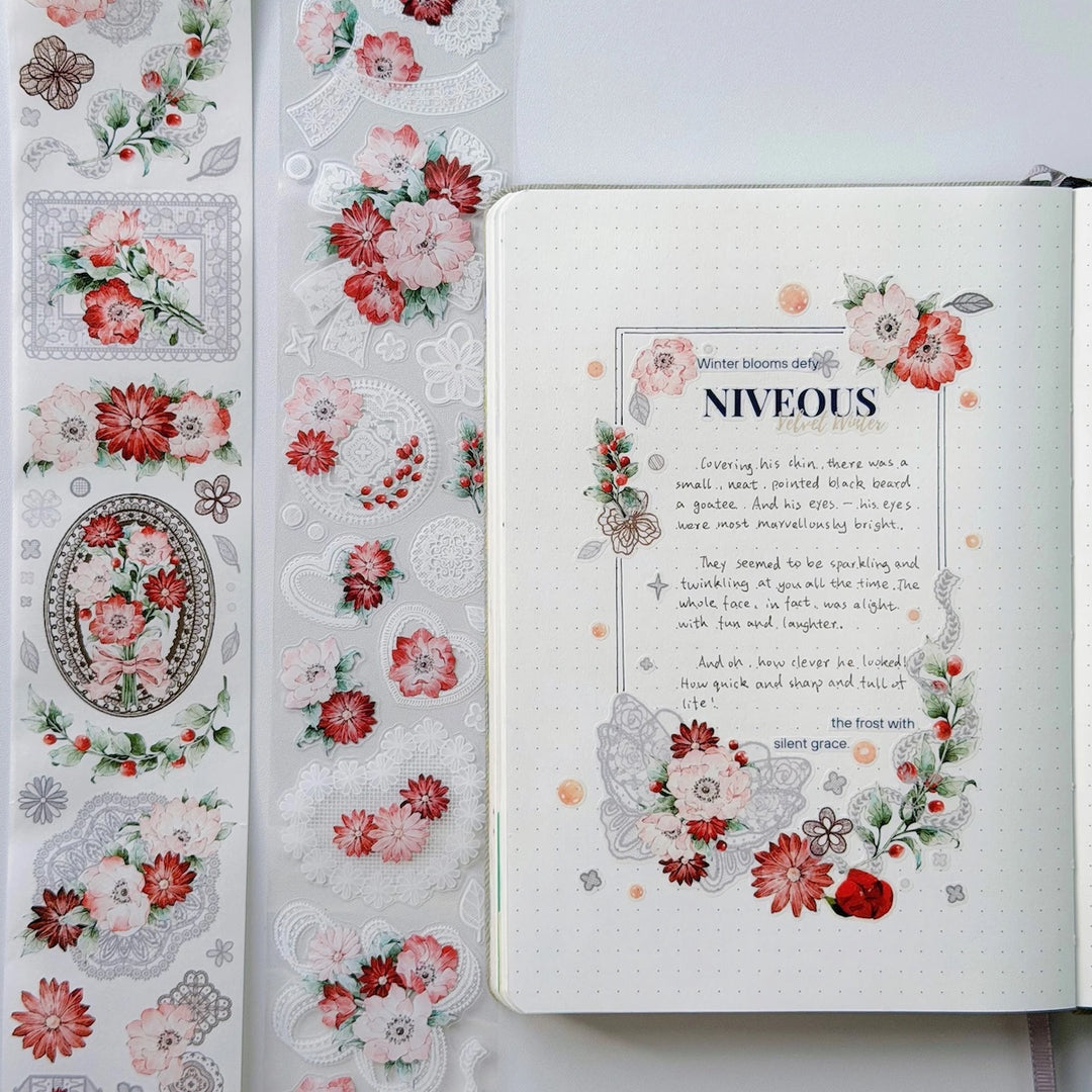 The Washi Tape Shop - Pre-cut Heirloom Lace Washi/PET Tape
