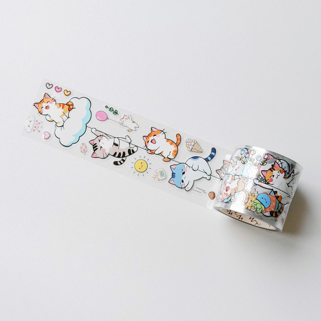 The Washi Tape Shop - Pre-cut Kitty Cascade Washi/PET Tape