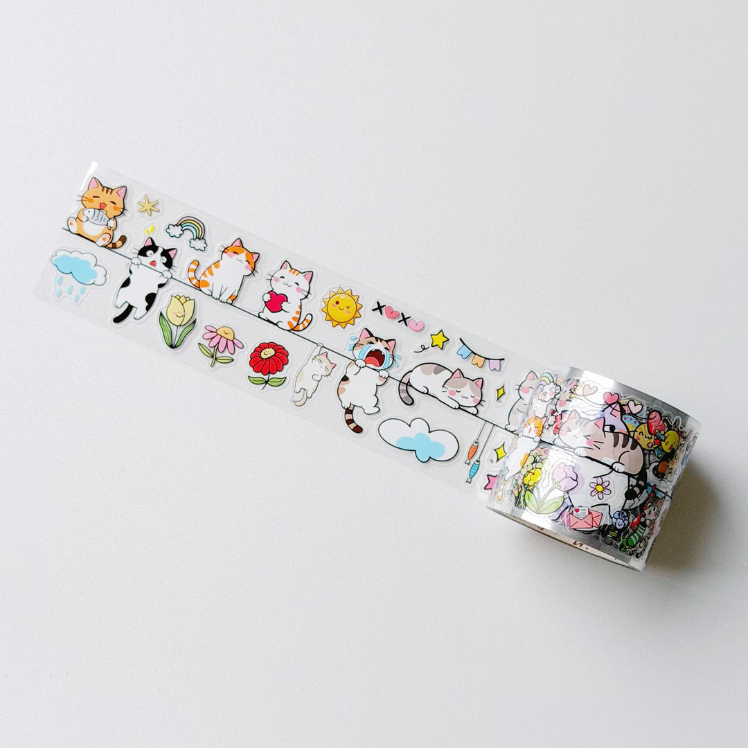 The Washi Tape Shop - Pre-cut Kitty Conga Washi/PET Tape