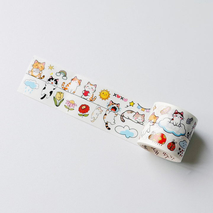 The Washi Tape Shop - Pre-cut Kitty Conga Washi/PET Tape