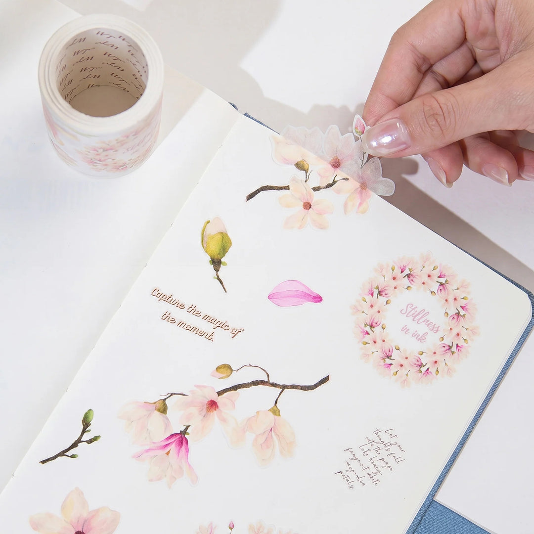 The Washi Tape Shop - Pre-cut Magnolia Bloom Washi/PET Tape