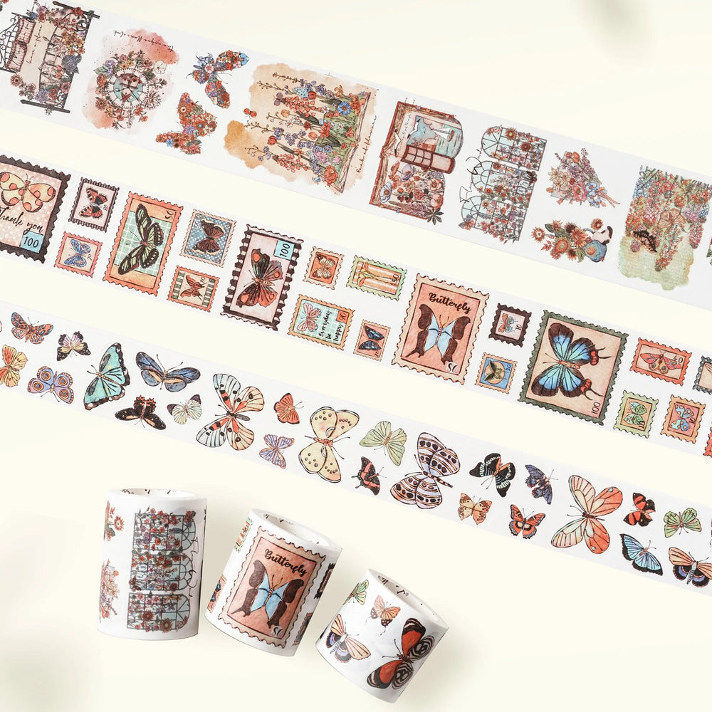 The Washi Tape Shop - Stamped Wings Washi Tape Sticker Set