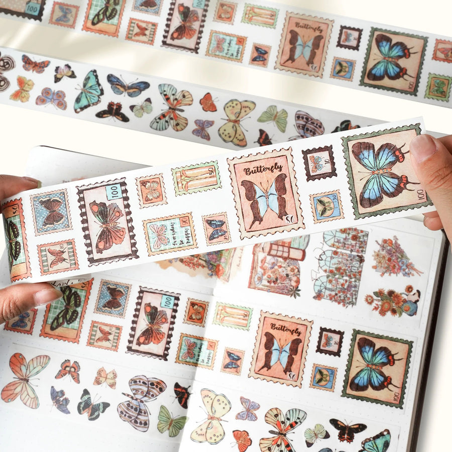 The Washi Tape Shop - Stamped Wings Washi Tape Sticker Set