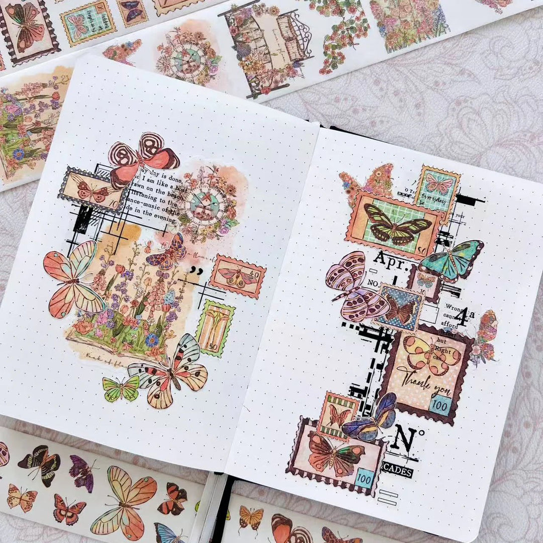 The Washi Tape Shop - Stamped Wings Washi Tape Sticker Set