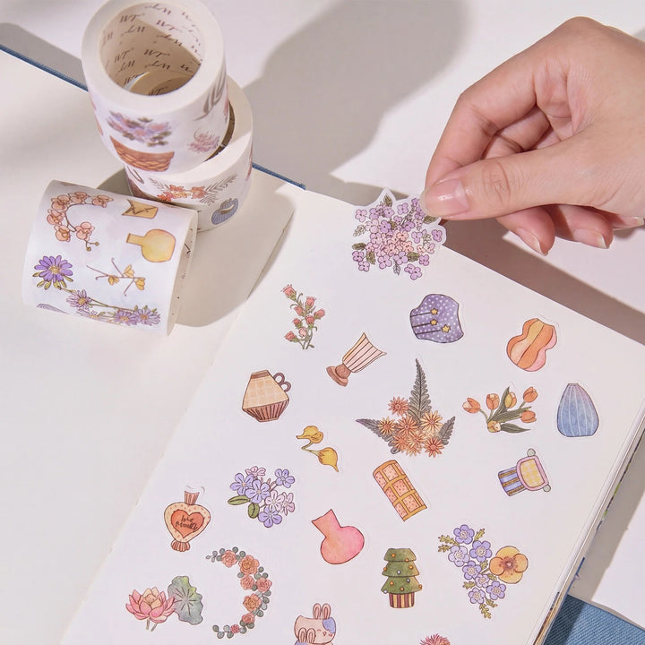The Washi Tape Shop - Vase Medley Washi Tape Sticker Set