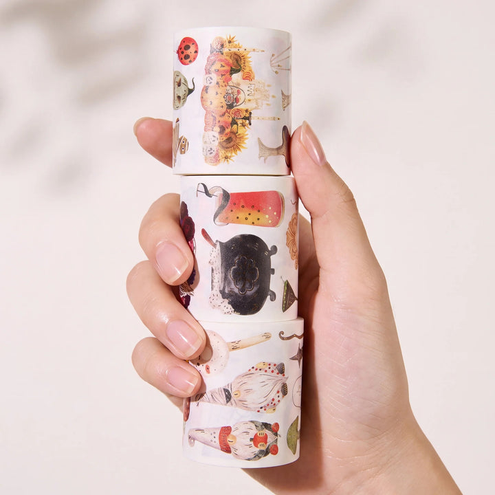The Washi Tape Shop - Luminous Haunt Washi Tape Sticker Set (GILDED)
