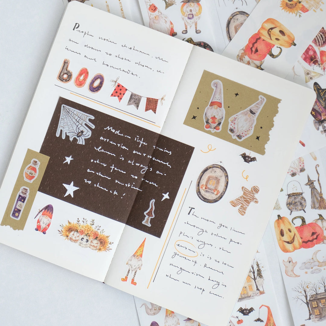 The Washi Tape Shop - Luminous Haunt Washi Tape Sticker Set (GILDED)
