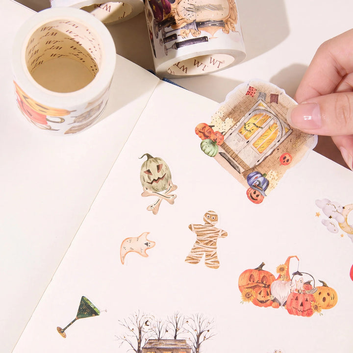 The Washi Tape Shop - Luminous Haunt Washi Tape Sticker Set (GILDED)