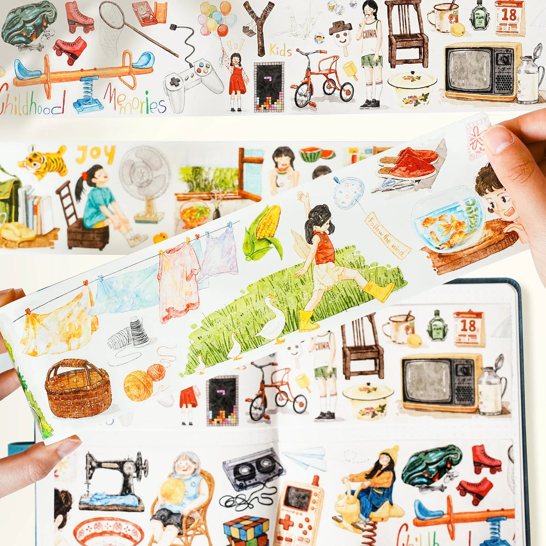 The Washi Tape Shop - Pre-cut Childhood Memories Washi/PET Tape