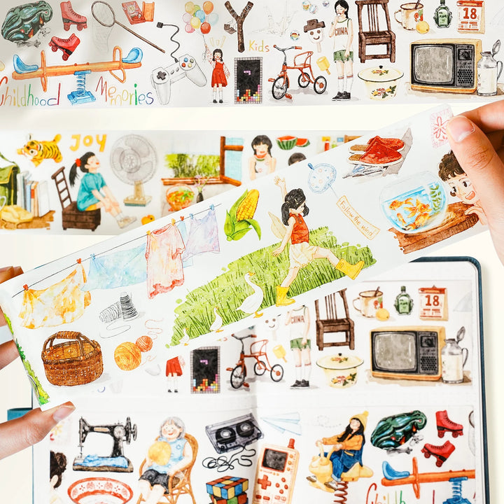 The Washi Tape Shop - Pre-cut Childhood Memories Washi/PET Tape