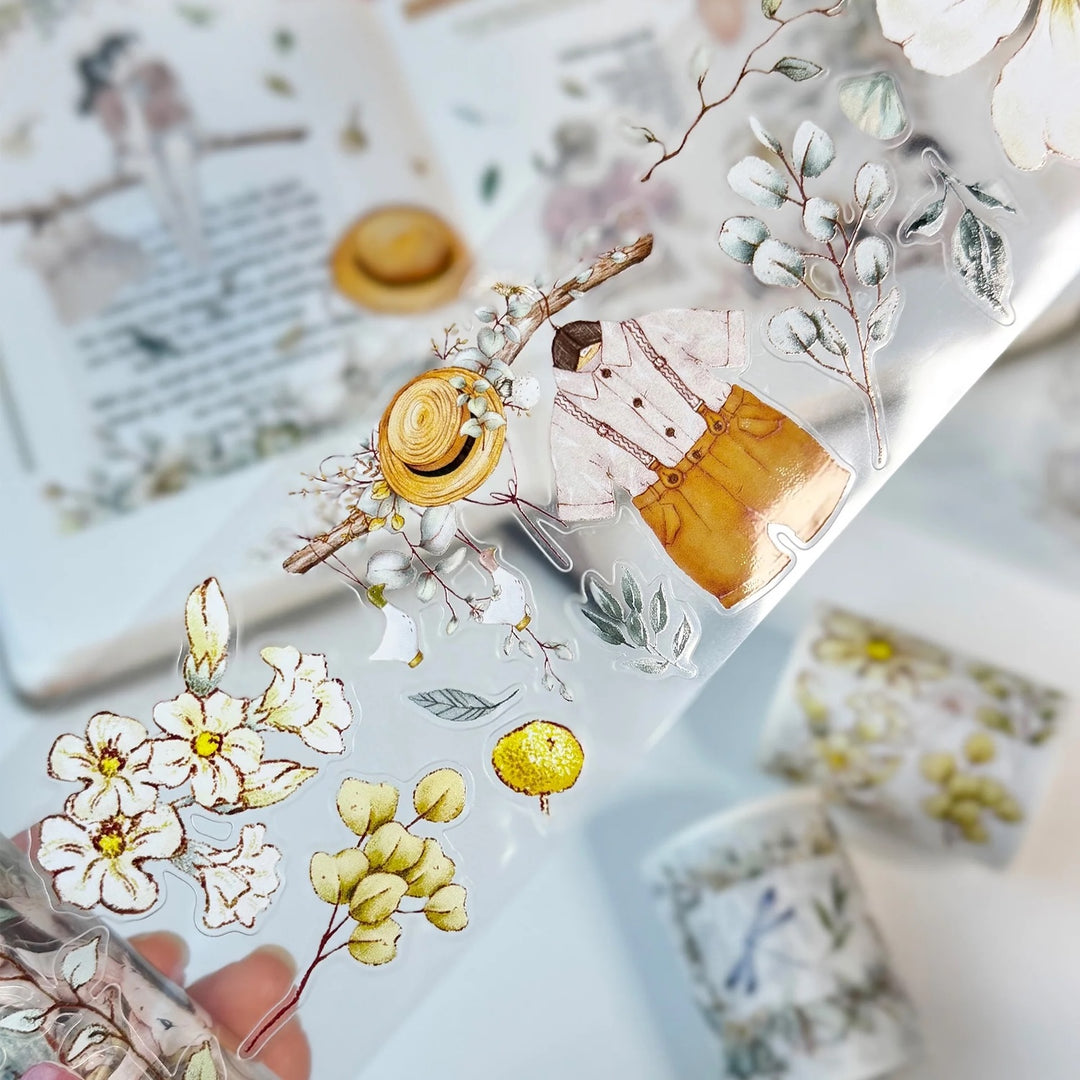 The Washi Tape Shop - Pre-cut Clover Haze Wide Washi/PET Tape