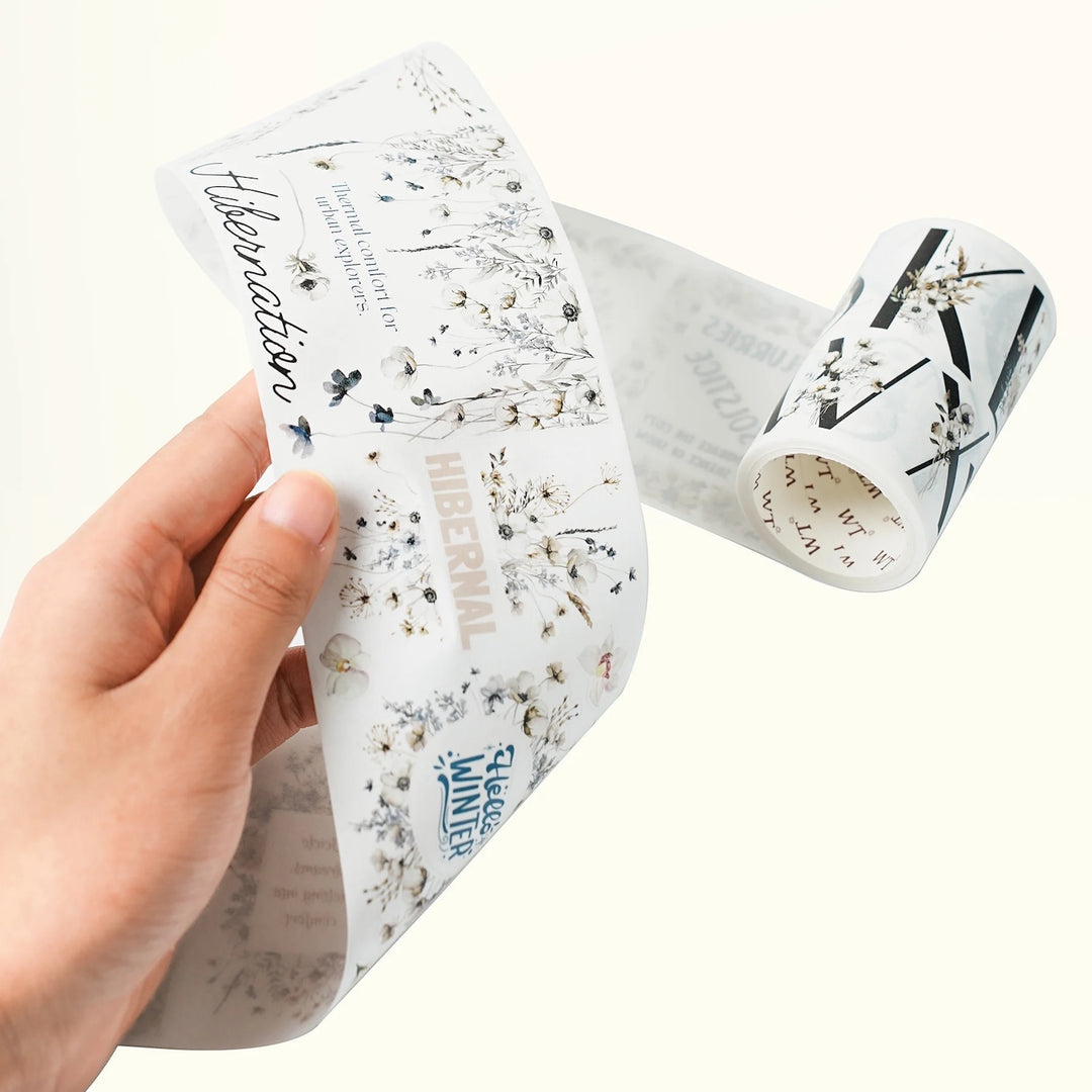 The Washi Tape Shop - Pre-cut Frosted Letters Wide Washi/PET Tape