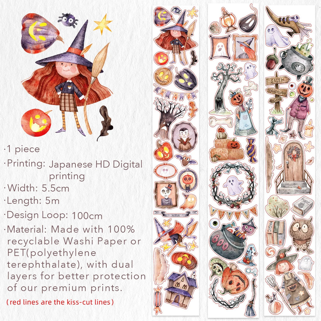 The Washi Tape Shop - Ghoulish Gathering Washi/PET Tape