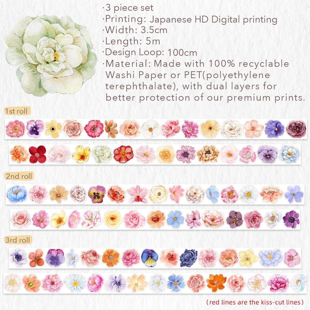 The Washi Tape Shop - Pre-cut Petal Studio Bundle Washi/PET Tape