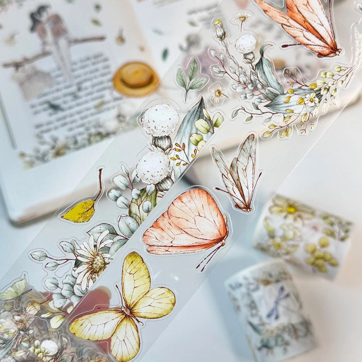 The Washi Tape Shop - Pre-cut Zephyr Bloom Wide Washi/PET Tape