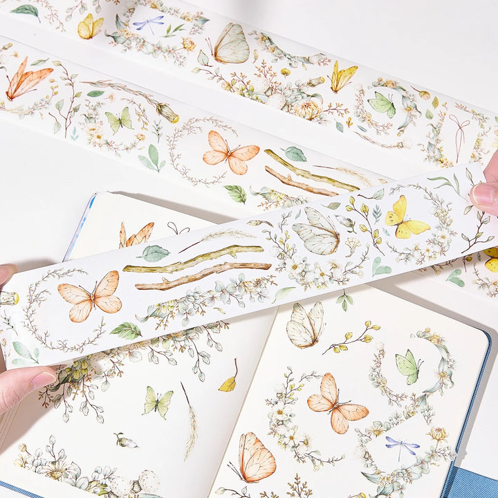 The Washi Tape Shop - Pre-cut Zephyr Bloom Wide Washi/PET Tape