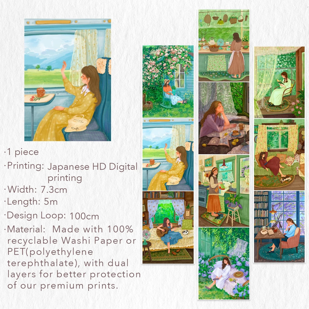 The Washi Tape Shop - Garden Daydreams Wide Washi/PET Tape