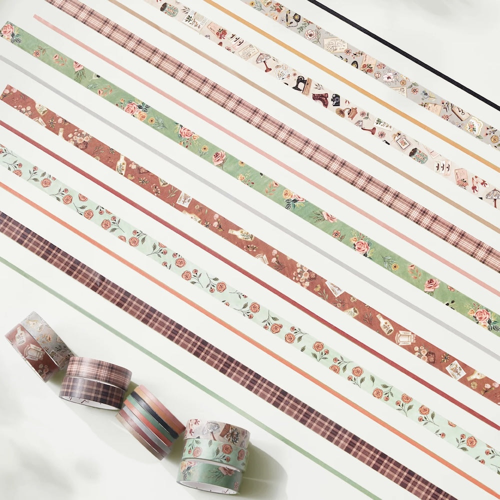 the washi tape shop fragrant memories slim washi tape set