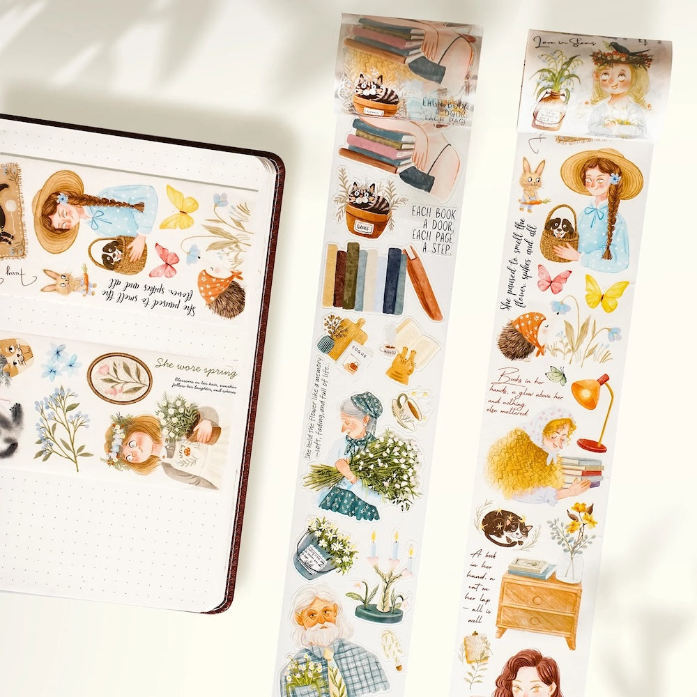 The Washi Tape Shop - Pre-cut Cozy Hour Wide Washi/PET Tape