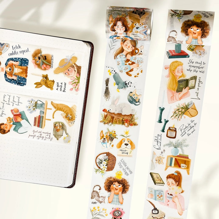 The Washi Tape Shop - Pre-cut Sunday Vibe Wide Washi/PET Tape