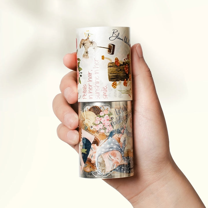The Washi Tape Shop - Pre-cut Sunday Vibe Wide Washi/PET Tape