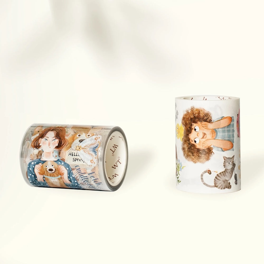 The Washi Tape Shop - Pre-cut Sunday Vibe Wide Washi/PET Tape