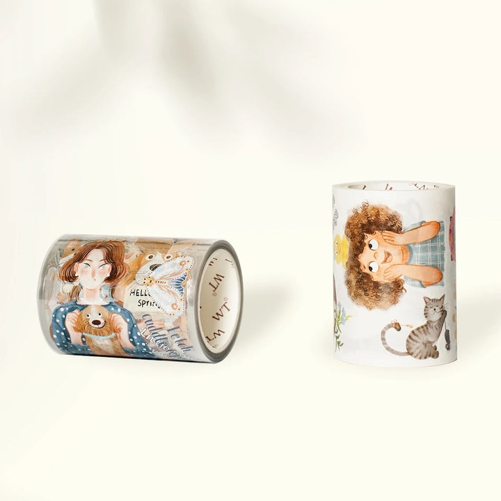 The Washi Tape Shop - Pre-cut Sunday Vibe Wide Washi/PET Tape