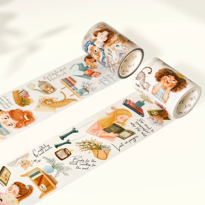 The Washi Tape Shop - Pre-cut Sunday Vibe Wide Washi/PET Tape