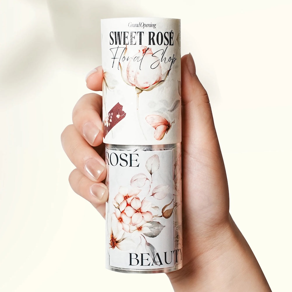 The Washi Tape Shop - Pre-cut Sweet Rose Wide Washi/PET Tape