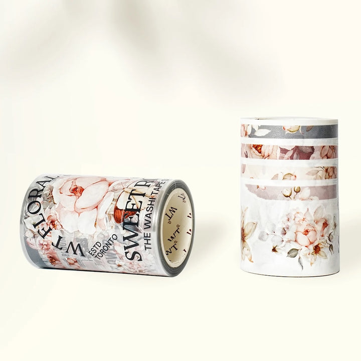 The Washi Tape Shop - Pre-cut Sweet Rose Wide Washi/PET Tape