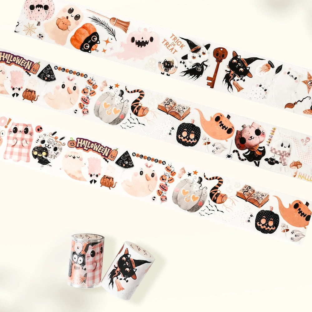 The Washi Tape Shop - Pre-Cut Boogie Boo Wide Washi/PET Tape