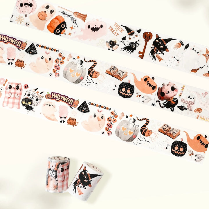 The Washi Tape Shop - Pre-Cut Boogie Boo Wide Washi/PET Tape
