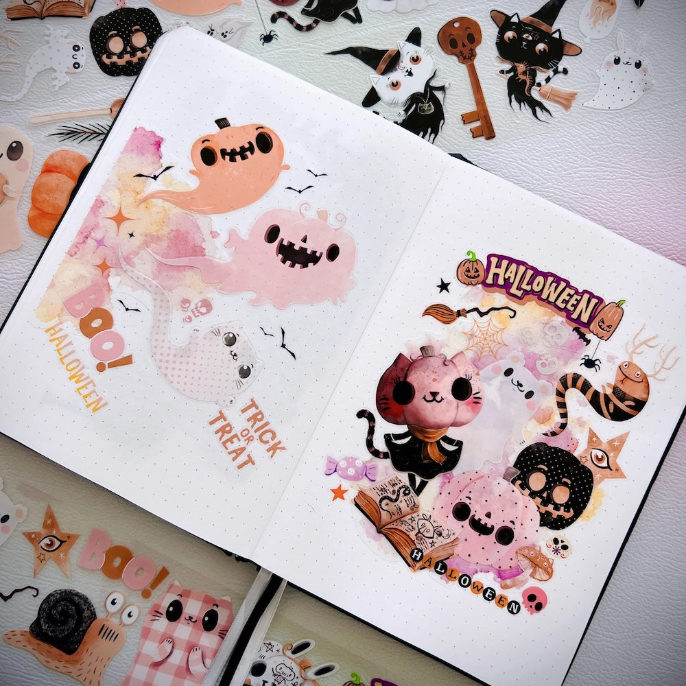 The Washi Tape Shop - Pre-Cut Boogie Boo Wide Washi/PET Tape